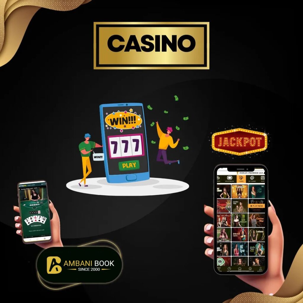 Ambani Book online cricket betting and casino platform dashboard
