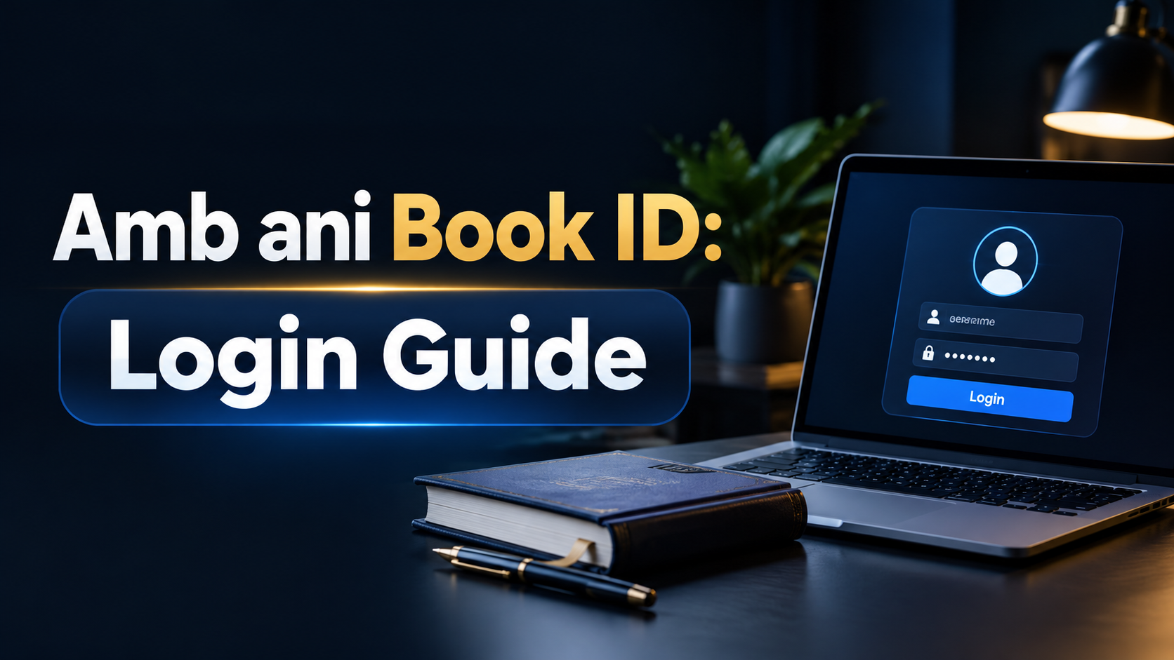 Ambani Book ID login guide and account security