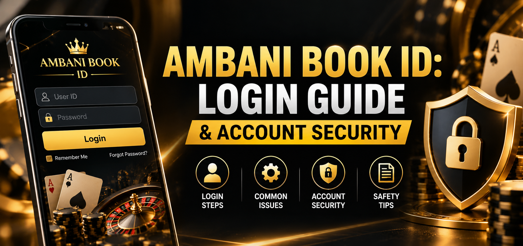 Ambani Book ID registration guide and online account security